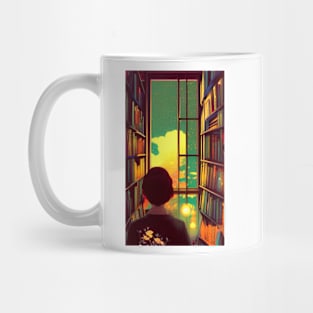 Reading Time by the Window Vintage | Go Outside Mug